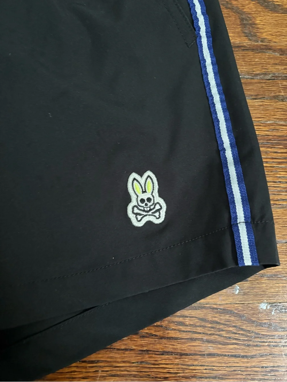Psycho Bunny Men’s Black Swim Trunks Size XS